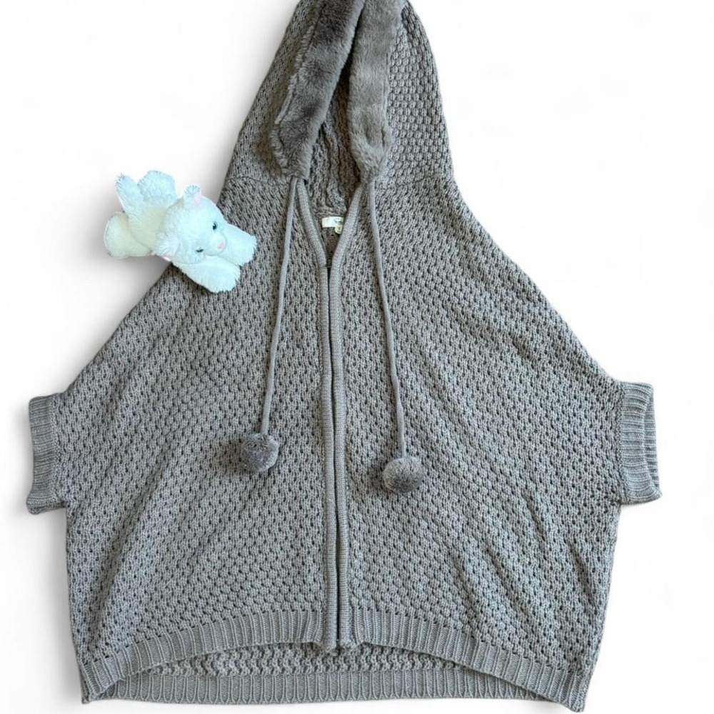 light brown poncho
